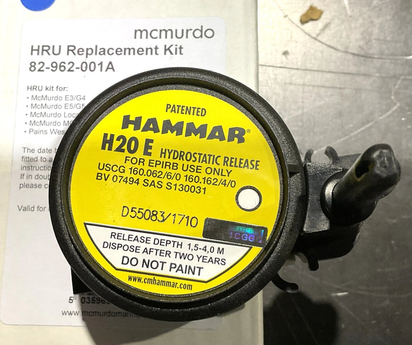 Hammar H20E Wireless position indicator hydrostatic pressure releaser