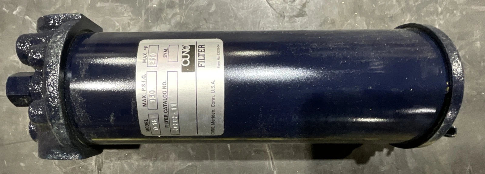 CUNO AIR AND GAS FILTER MODEL 1B1G 40282-11