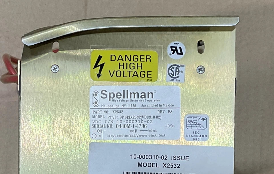 VIDEO DISPLAY CORP (NOS) Spellman X2026 REV:B8 (SEE PICTURES NEW OLD STOCK)