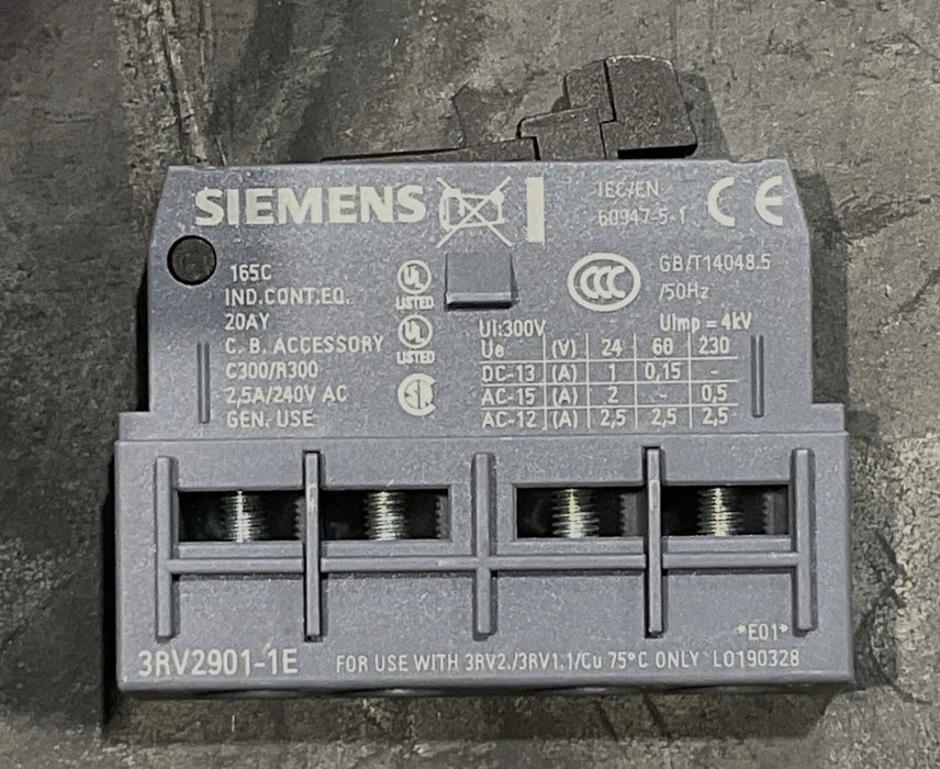 SIEMENS 3RV2021-0GA10 CIRCUIT BREAKER