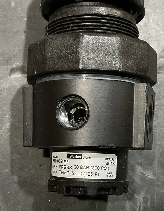 PARKER R10-02B/M3 FLUID PRESSURE REGULATING Pneumatic Air Valve