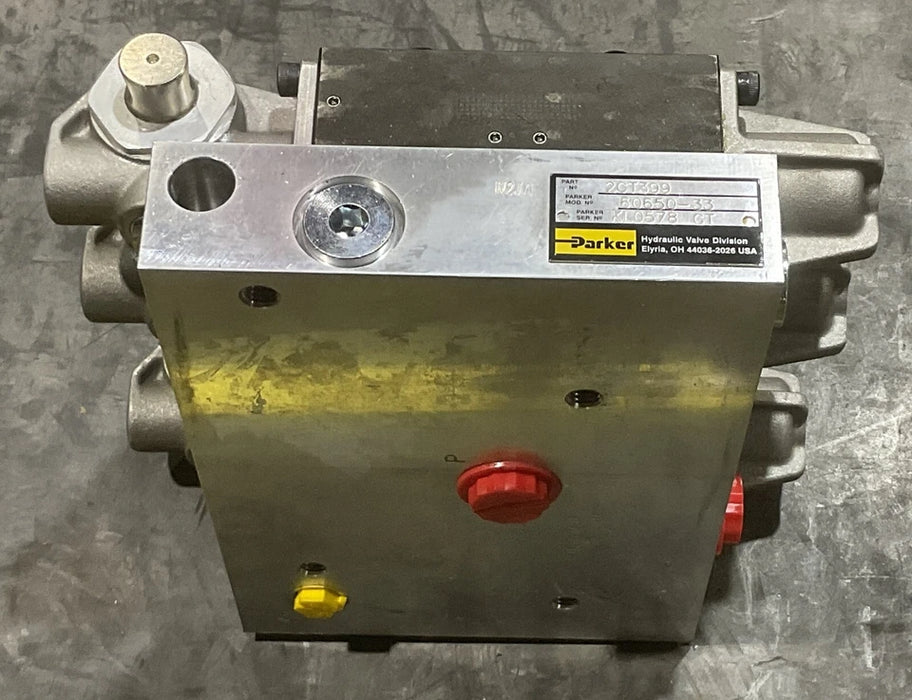PARKER HYDRAULIC DIRECTIONAL VALVE 606550-33 606503-3 2CT399