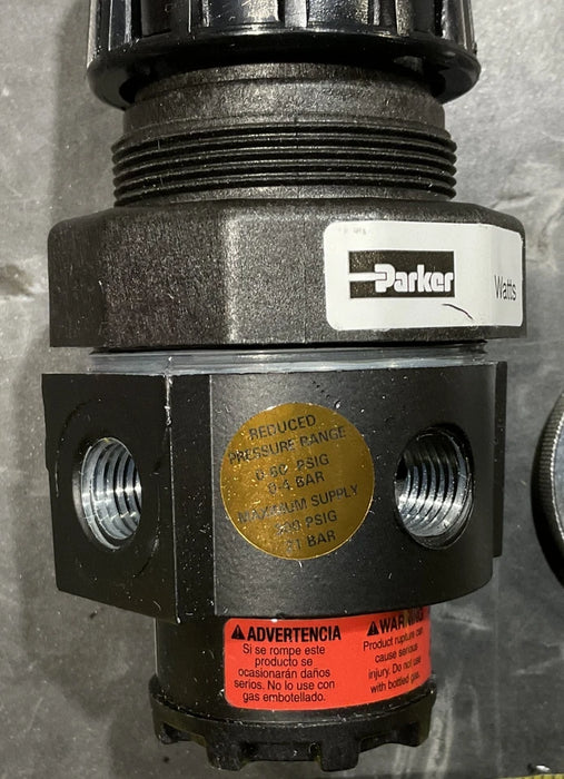 PARKER R10-02B/M3 FLUID PRESSURE REGULATING Pneumatic Air Valve