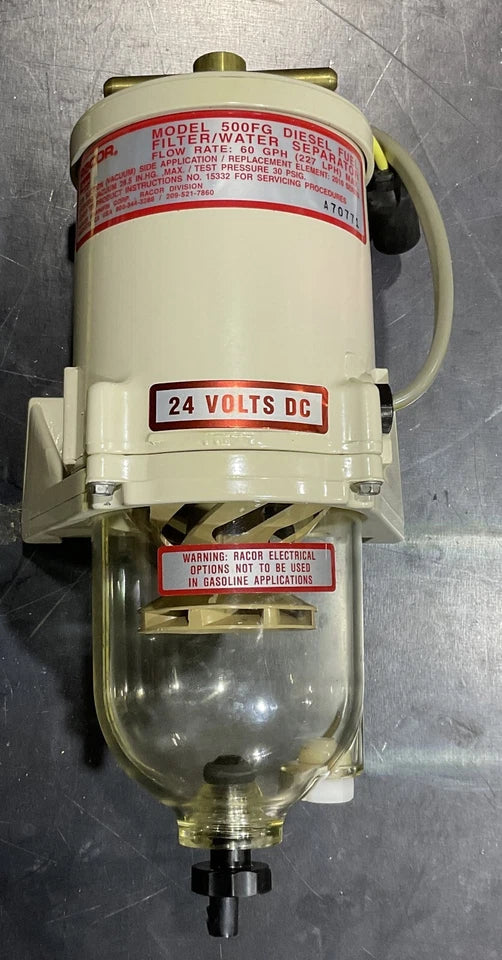 JLG 10740056 Fuel Filter 24V, 2 Micron W/24.0 V HEATER