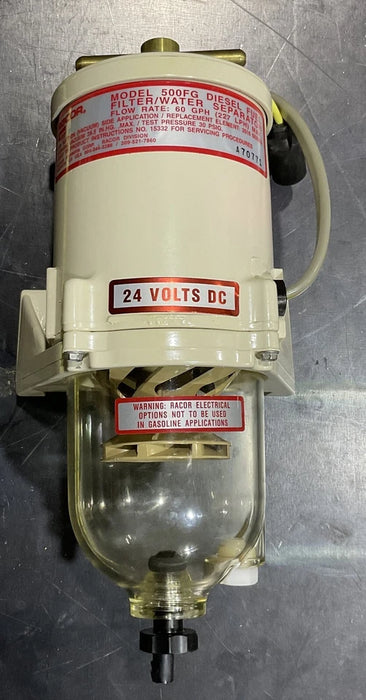 JLG 10740056 Fuel Filter 24V, 2 Micron W/24.0 V HEATER