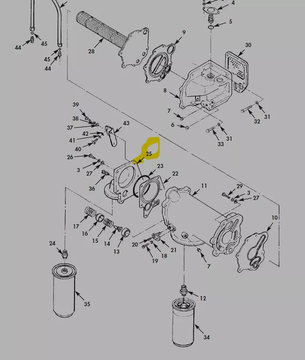 GENUINE CUMMINS OIL FILTER HEAD 3037242 CASTING 3037241 BIG CAM III