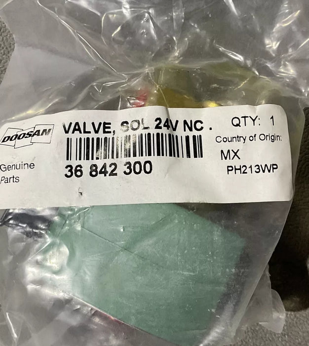 Ingersoll Rand Doosan 36842300 Solenoid Valve