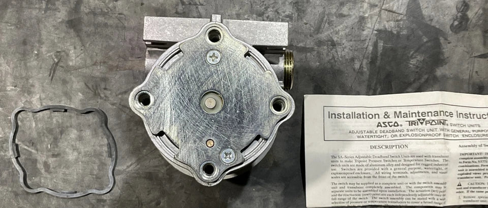 ASCO SA12D PRESSURE SWITCH