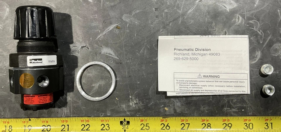PARKER R10-02B/M3 FLUID PRESSURE REGULATING Pneumatic Air Valve