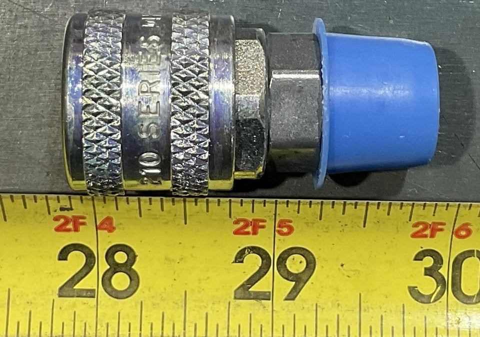 HANSEN 210 SERIES 1/4"x3/8"NPTF Pneumatic Quick Disconnect Coupling Buna-N Seal