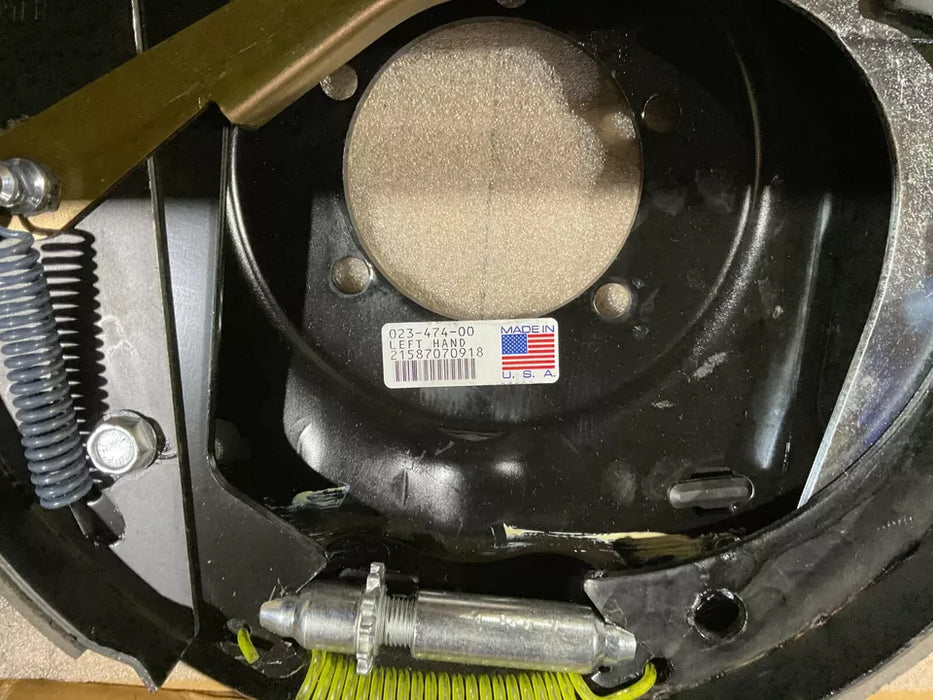 M1102 DEXTER AXLE 023-474-00  Brake Left Hand FRONT & REAR