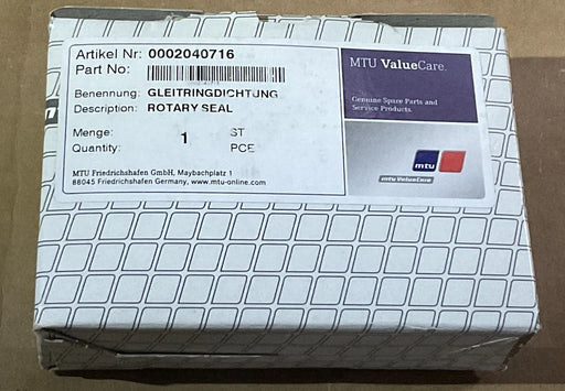 MTU 6V.396 0002040716 ROTARY SEAL