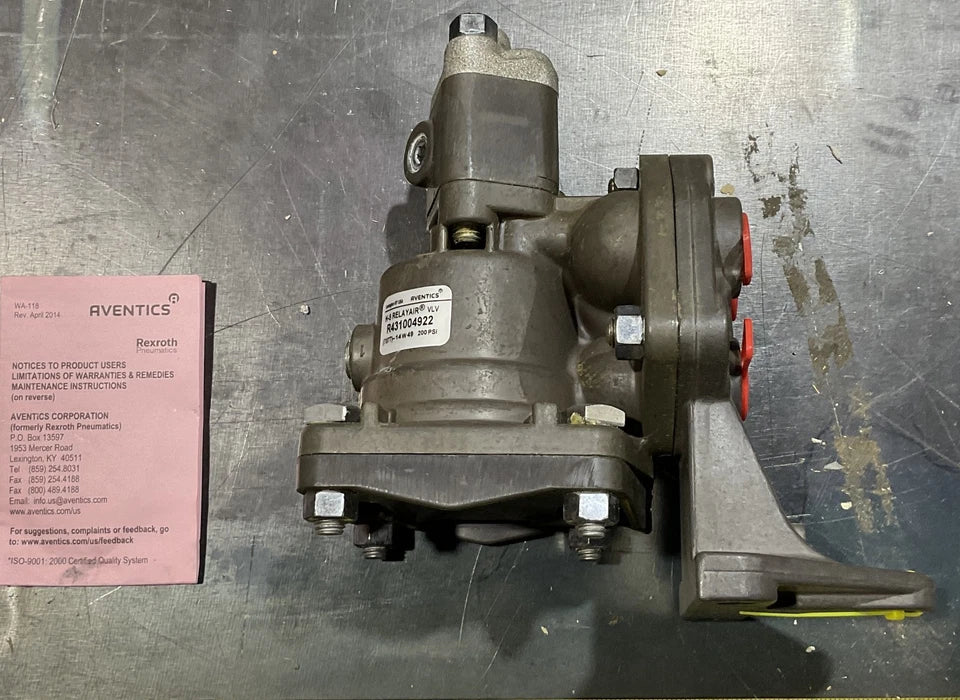 Aventics R431004920 H-5 Relayair Valve, 200 PSI Max 4820-01-387-7249