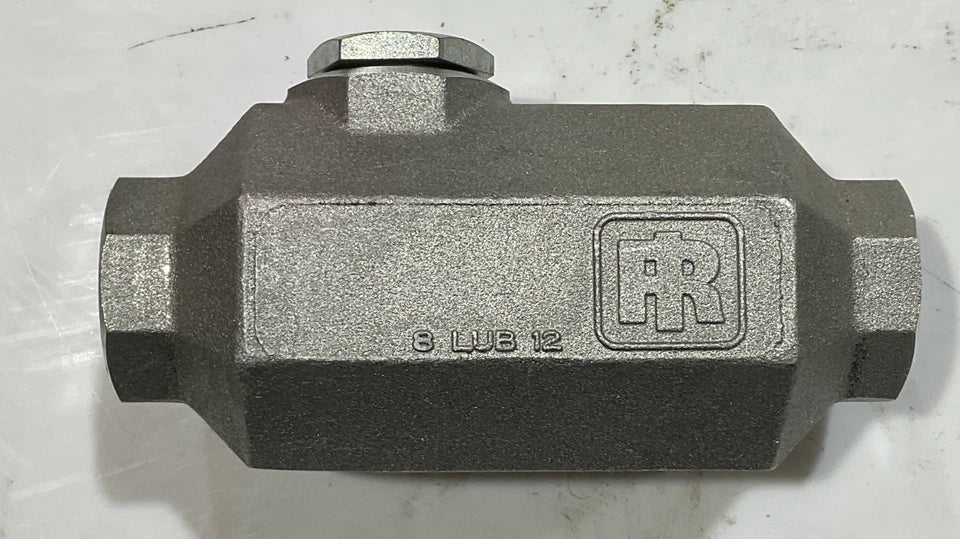 Ingersoll Rand 8LUB12 Inline Oiler, 3/4" NPT, 8 Oz. Capacity