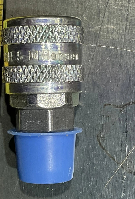 HANSEN 210 SERIES 1/4"x3/8"NPTF Pneumatic Quick Disconnect Coupling Buna-N Seal