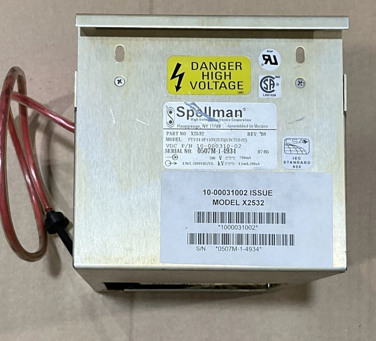 VIDEO DISPLAY CORP (NOS) Spellman X2026 REV:B8 (SEE PICTURES NEW OLD STOCK)