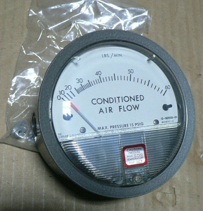 DWYER MAGNEHELIC 12-192-555-00 MODEL 192555