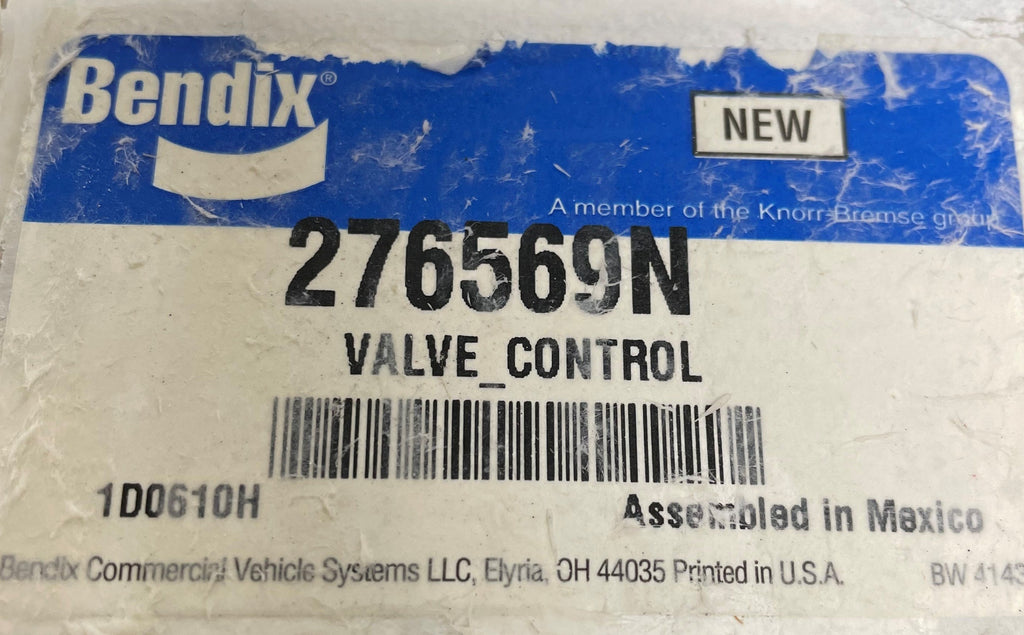 BENDIX 276569N BRAKE VALVE PP-1 DASH MOUNT CONTROL VALVE T293507 27656 ...