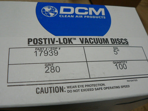 DCM POSTIV-LOK VACUUM-DISCS 17939 5 (100 PER BOX IN YOUR PURCHASE)
