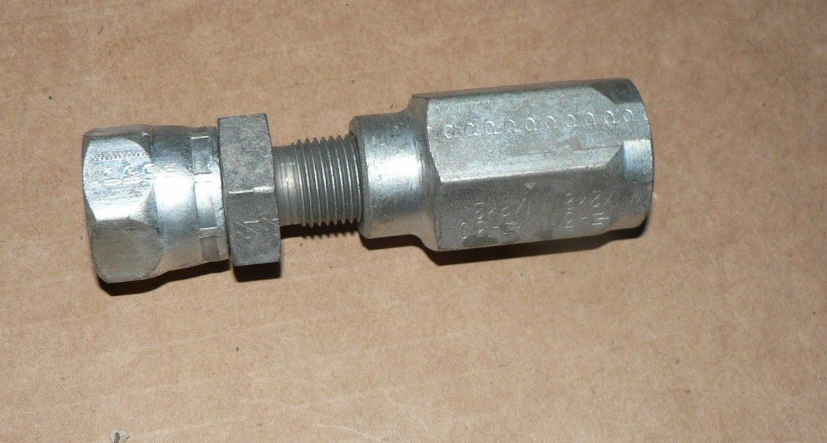 EATON TUBE TO HOSE ADAPTER 41-4721-10-8 20630-10-8 EF-SM1600A-1008 1/2 #10 R2