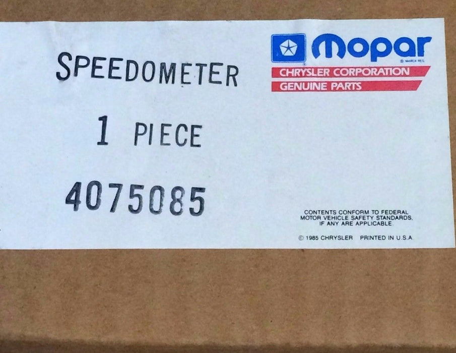 MoPar 1972 73 74 75 76 77 78 79 80 Dodge Truck Ramcharger Speedometer KPH