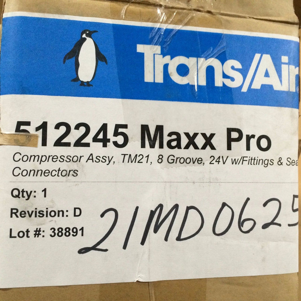 TRANS/AIR 512245 MAXX PRO AC COMPRESSOR TM21 AC QUE QP-21-1704 24V — G ...