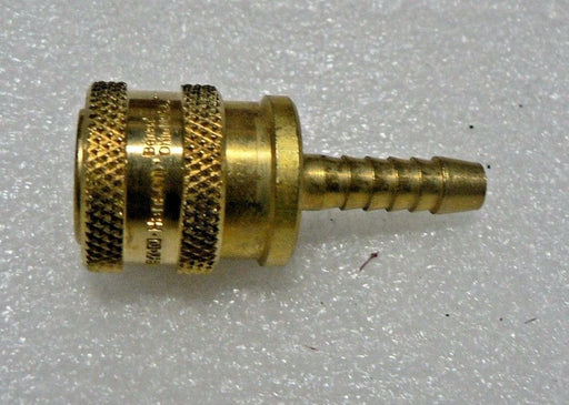 Eaton Hansen P2STS25H brass Hydraulic Fitting, Socket, 1/4 Hose ID Barbed
