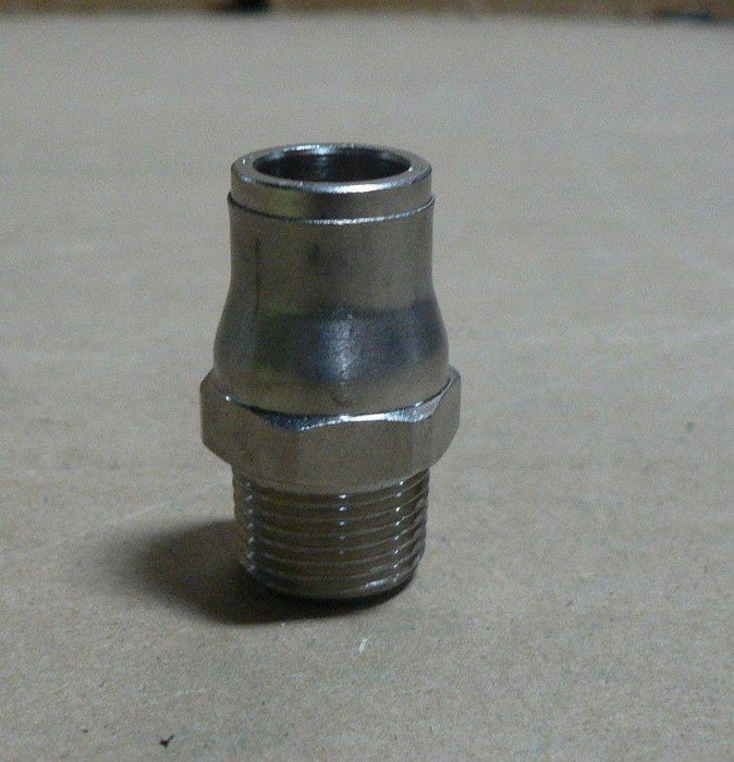 LEGRIS 36011217 3601 12 17 Male Connector, Tube x BSPP, 12mm, 3/8 In