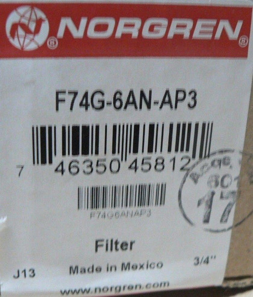 NORGREN EXCELON F74G SERIES F74G-6AN-AP3