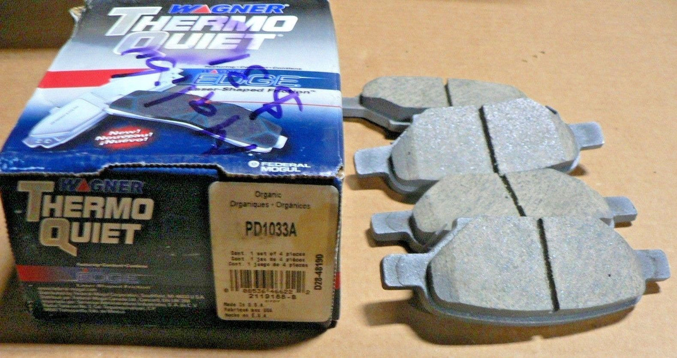 Wagner PD1033A ThermoQuiet Ceramic Rear Disc Brake Pads for Cobalt/HHR/G5/G6