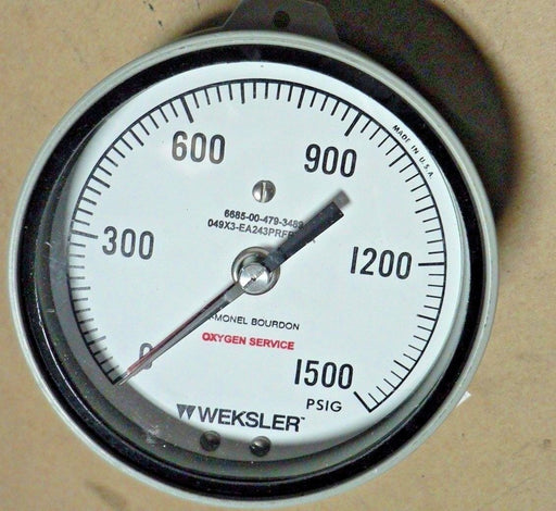 WEKSLER OXYGEN SERVICE GAGE 24-3PRF-RWAX SA44-3PRF-RWCX K-MONEL BOURDON