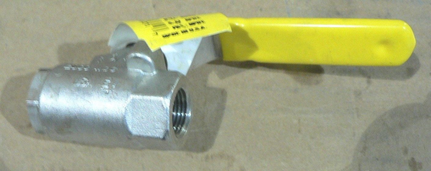 APOLLO 316 STAINLESS CF8M BALL VALVE 0.375 INCHES BOTH ENDS