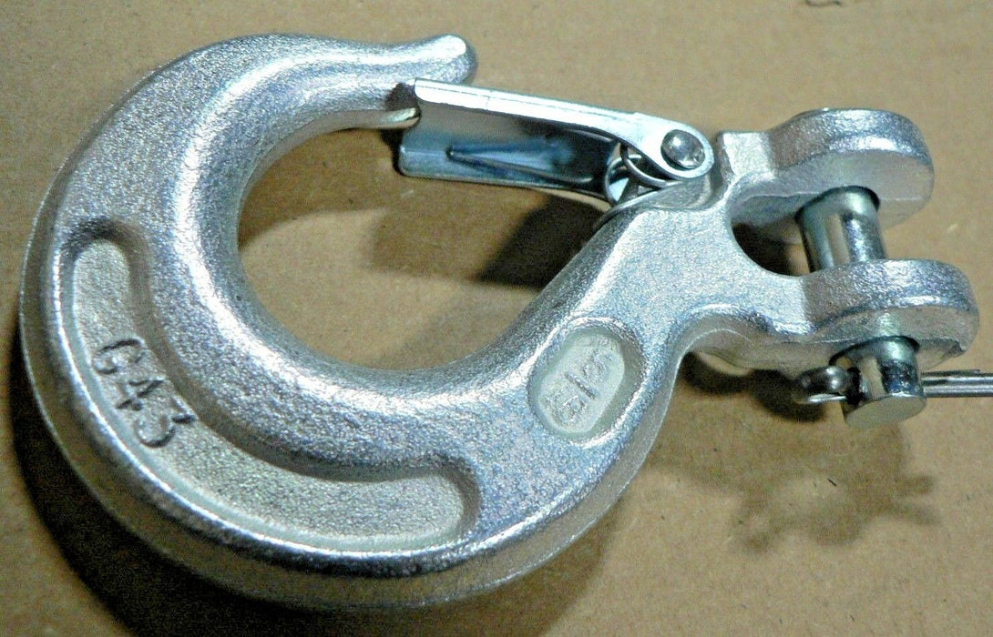 5/8 CHAIN SLIP Safety HOOK CLEVIS G43  5/8 Chain  Rigging Tow Winch Grade 43