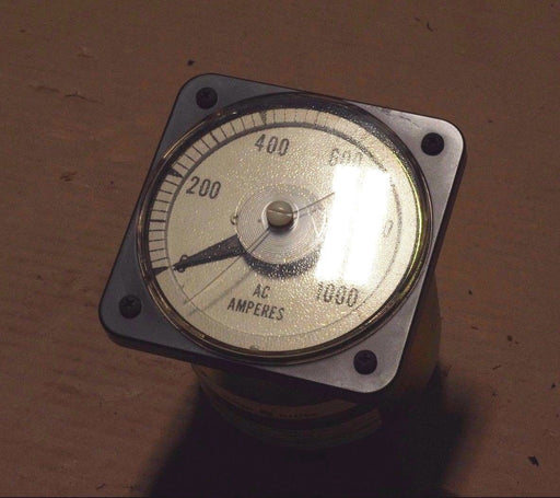 GE MODEL AB-40 AMP METER YOKOGAWA CRACKED LENSE