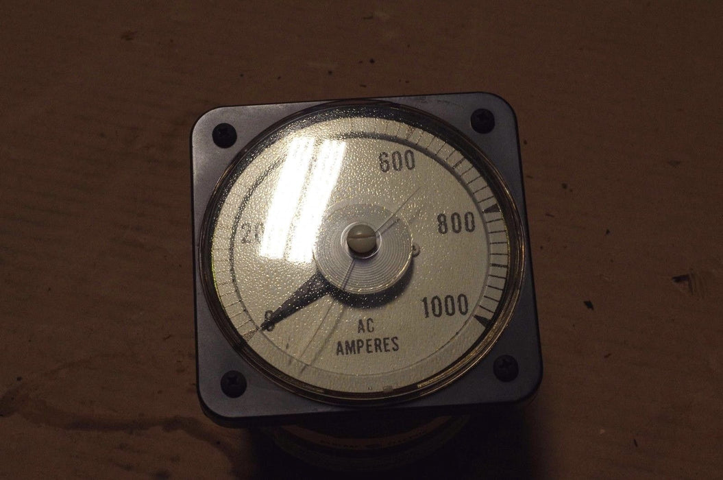 GE MODEL AB-40 AMP METER YOKOGAWA CRACKED LENSE