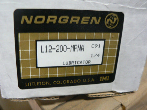 NEW NORGREN AIR LINE LUBRICATOR L12-200-MPNA 1/4 L73M-2AP-QPN L74M2APQPN