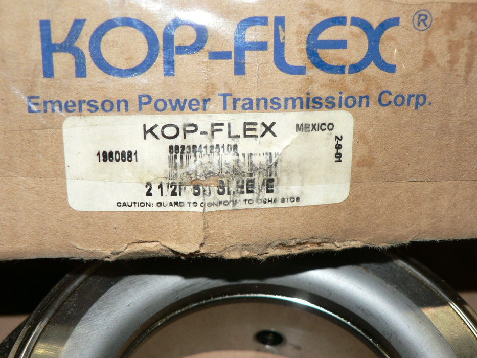 KOP-FLEX MODEL B FASTS EMERSON POWER A9681 2275857 FLEXIBLE COUPLING SHAFT