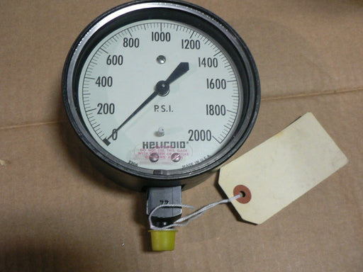 M809 GARWOOD WINCH PRESSURE CHECKING GAGE 3005456 HELICOID 2306