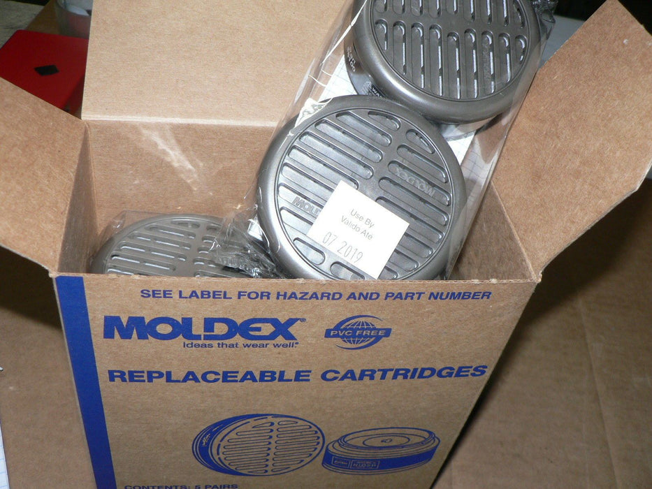 (1 case of 5 pair) Moldex 8100 Organix Vapor Cartridges 8000 Series