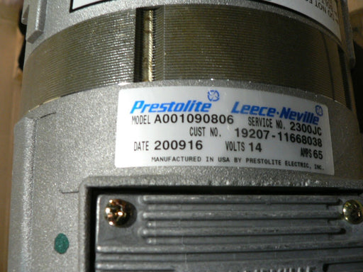 PRESTOLITE LEECE-NEVILLE ALTERNATOR 2300JC A001090806