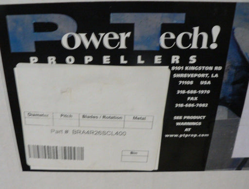 POWERTECH MARINE PROPELLER BRA4R26SCL400