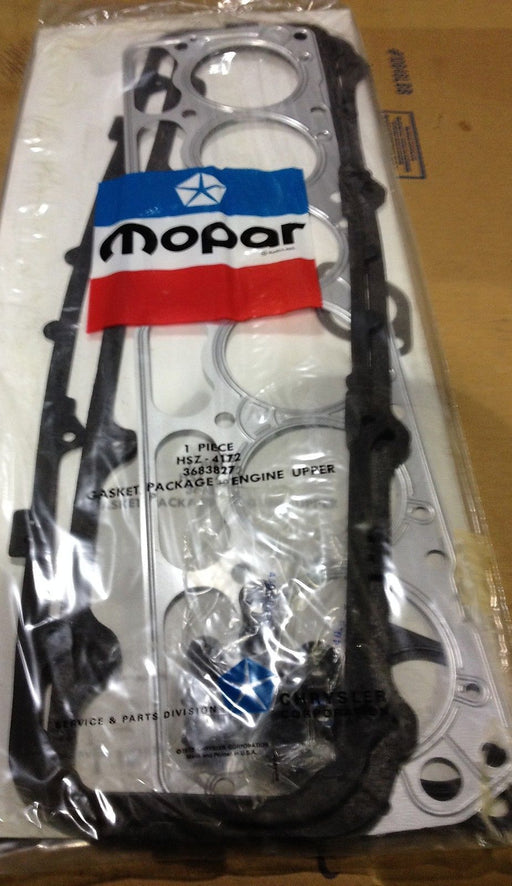 CHRYSLER 225 ENGINE UPPER GASKET KIT W/ VALVE SEALS 3683827