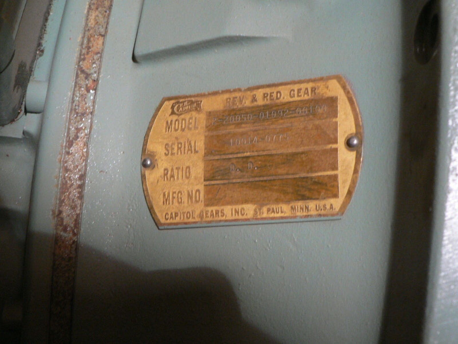 CAPITOL TRANSMISSION MODEL 2-20050-01092-00100