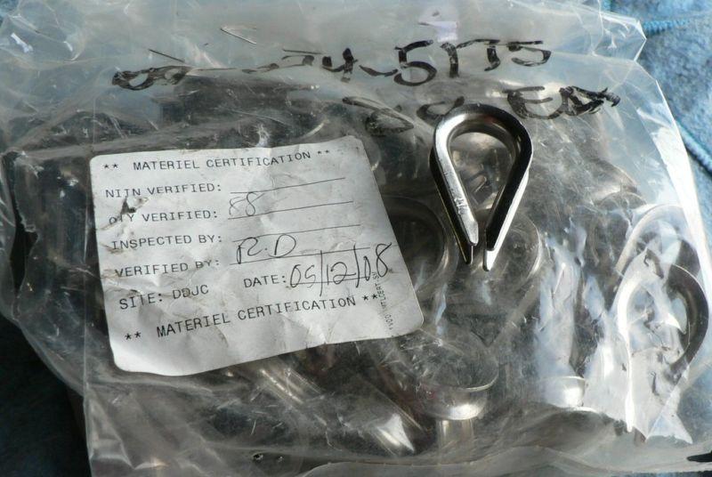 (BAG OF 88 1) WIRE ROPE THIMBLE 321 3/16 BAG OF 88