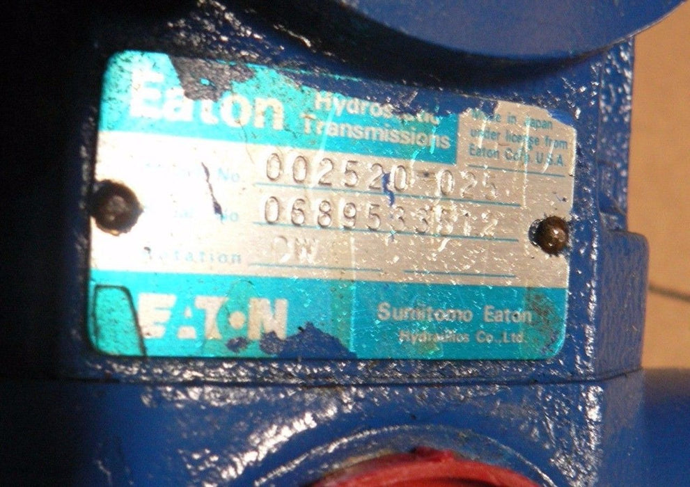 Eaton Hydrostatic Transmission 002520-025