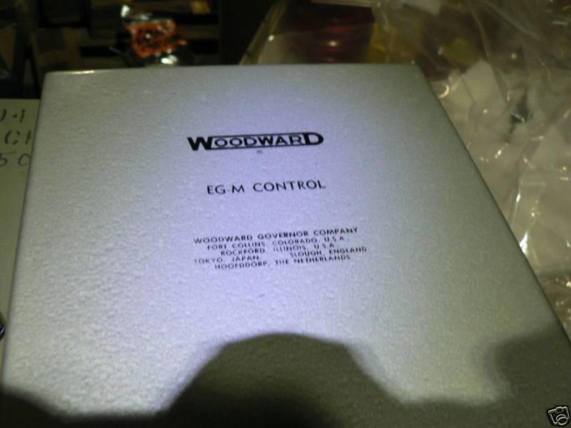 WOODWARD EG-M CONTROL A379581 GE SOLAR GENERATOR NEW