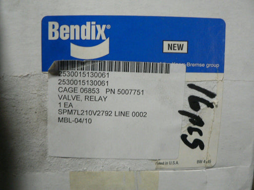 BENDIX R-14 BRAKE VALVE P/N 5007751