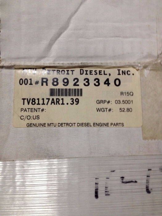 MTU DETROIT DIESEL 92 SERIES TURBO REBUILT 8923340 R8923340