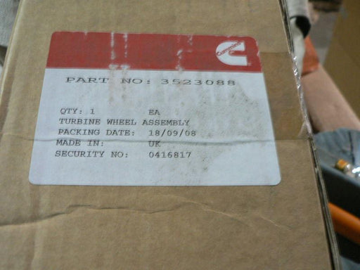 CUMMINS TURBINE WHEEL TURBOCHARGER HT4B 3523088 V903