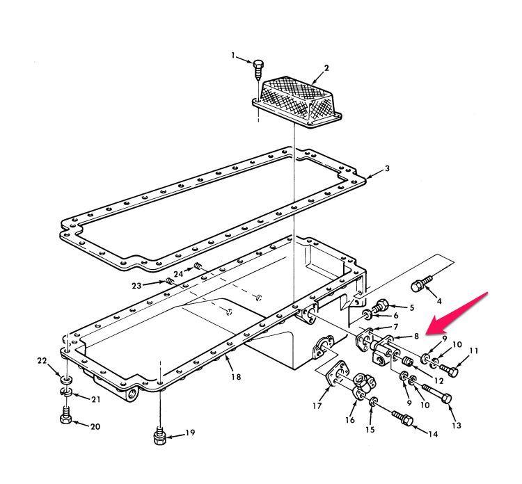 M809 M939 CUMMINS OIL PAN AERATOR 204531